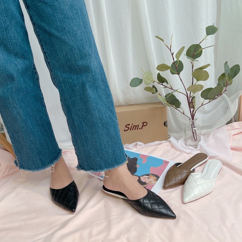 Dép nữ SimP sục quai may ô - DB8