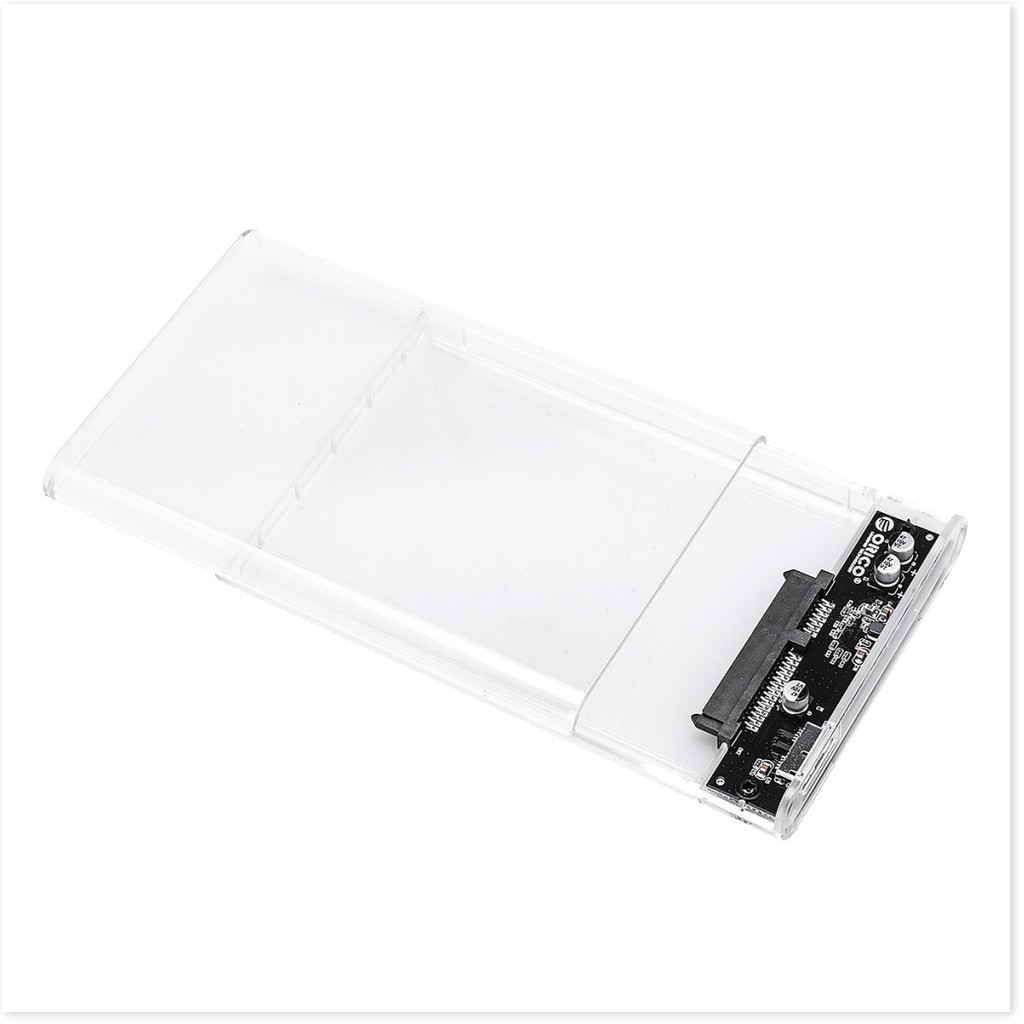 Hộp Đựng Ổ Cứng Di Động HDD Box 2.5 ORICO 2139U3 USB3.0/2.5 Nhựa Trong Suốt - Hàng Chính Hãng