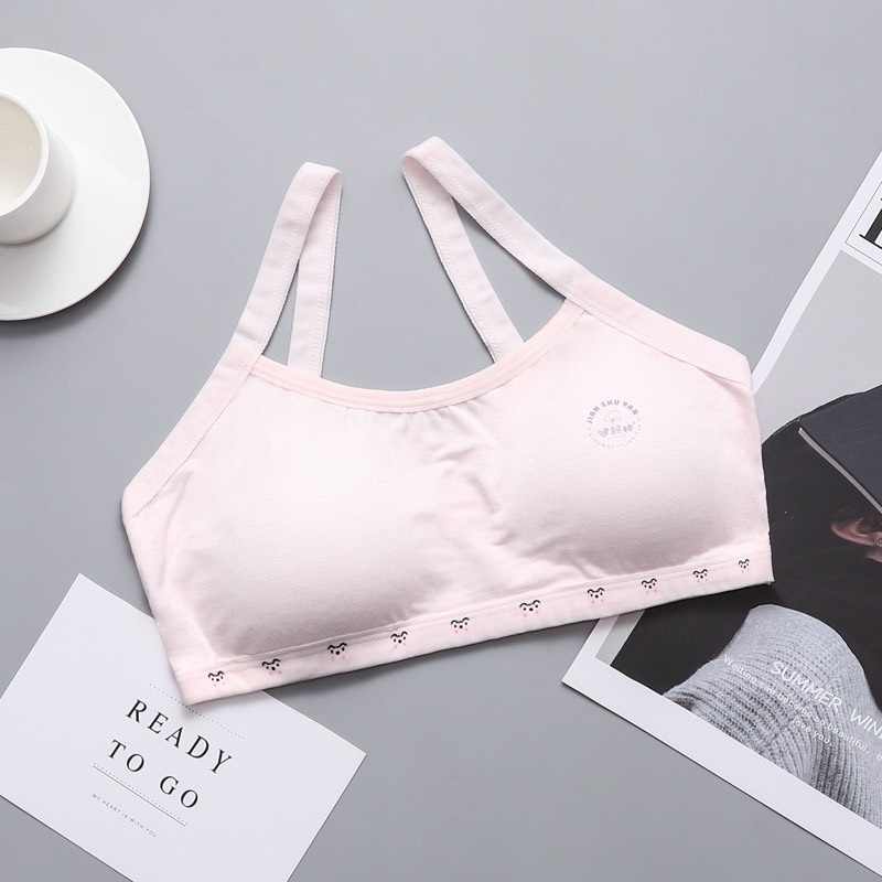 Áo Lá Học Sinh, Áo Lót Học Sinh 3 Lớp Cotton có mút phong cách Hàn Quốc (AL15)