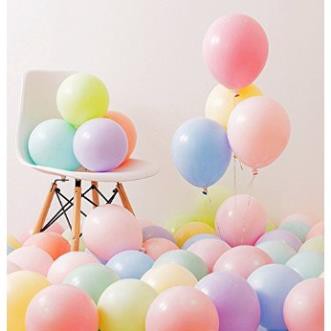 Set 50 Bóng pastel 10 inch màu chuẩn cực đẹp trang trí sinh nhật, tiệc cưới, sự kiện, khai trương