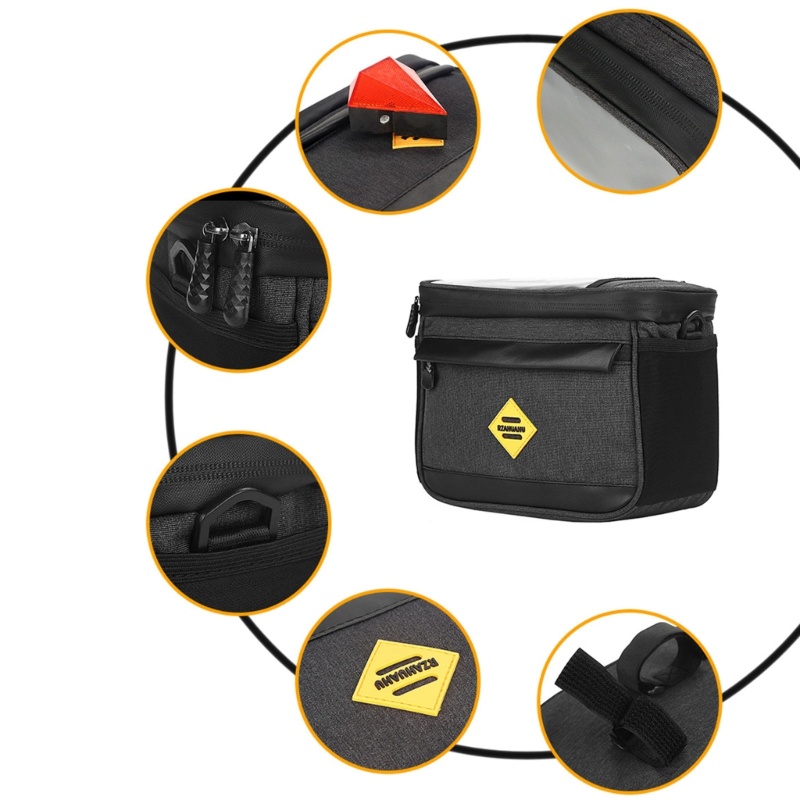 Túi Đựng Đồ Cách Nhiệt Chống Thấm Nước Cảm Ứng Chạm Gắn Ghi Đông Xe Đạp