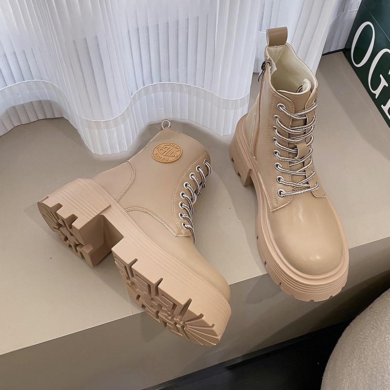 ❤Giày Boot Cao Gót Phong Cách Hàn Quốc Cá Tính Dành Cho Nữ