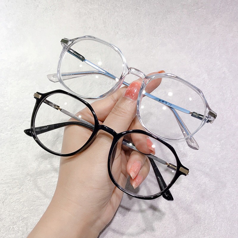 Mắt Kính Gọng Cận Cao Cấp Form Đa Giác Lyly 534 Hot Trend Siêu Sang Chảnh - Hazo