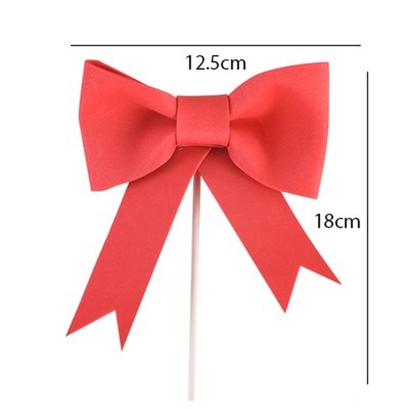 Cây Cắm Trang Trí Bánh Kem Hình Chiếc Nơ Lớn Dành Cho Ngày Valentine