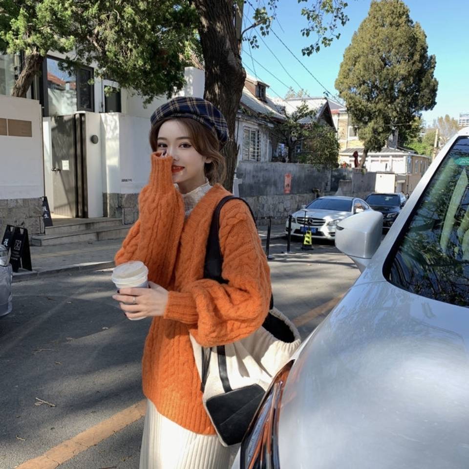 Áo Sweater Dáng Rộng Thiết Kế Mới Thời Trang Dành Cho Mùa Xuân Thu