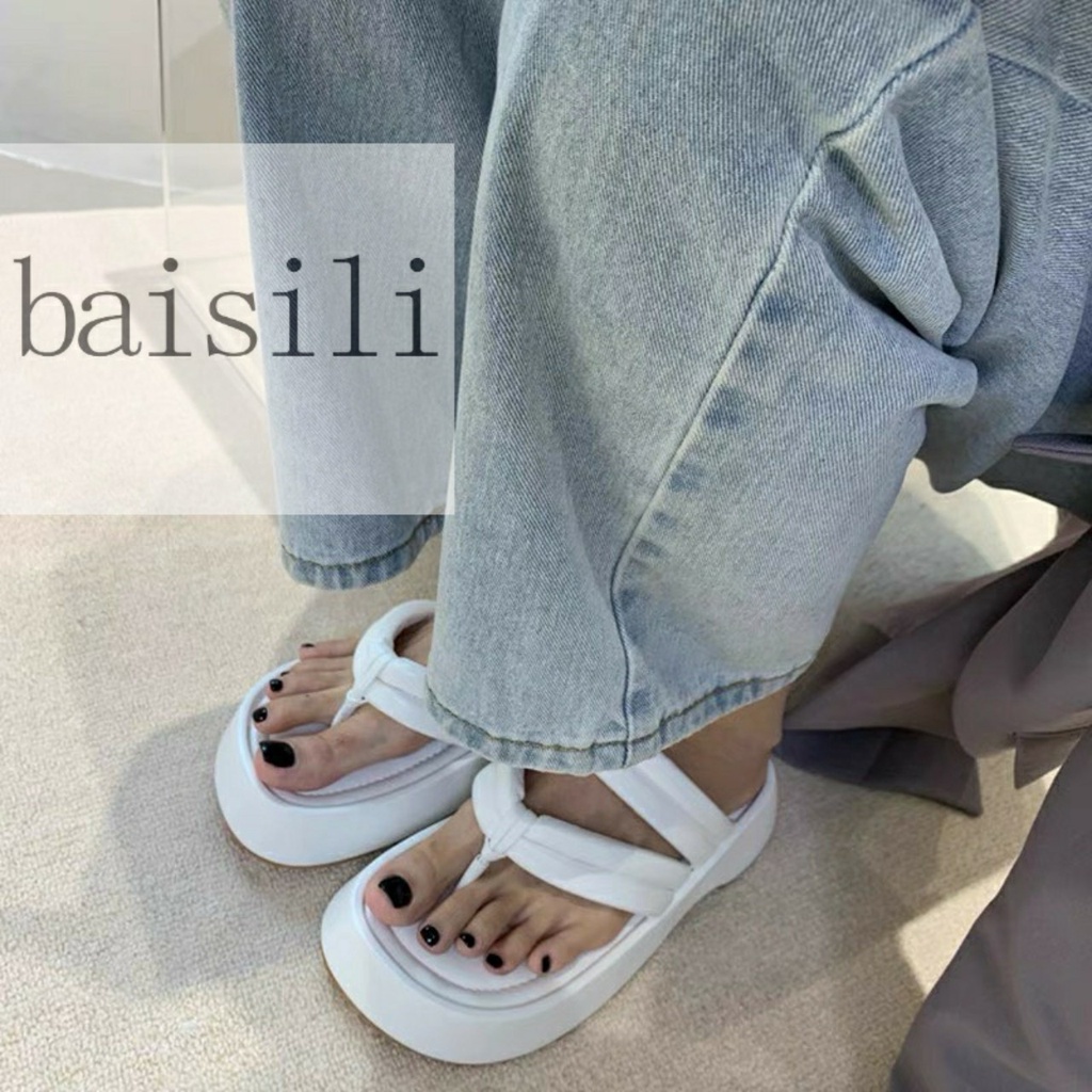 DÉP XUỒNG BAISILI - DÉP THỜI TRANG NỮ PHONG CÁCH HIỆN ĐẠI QUAI NGANG KẸP ĐẾ BẰNG BD220869