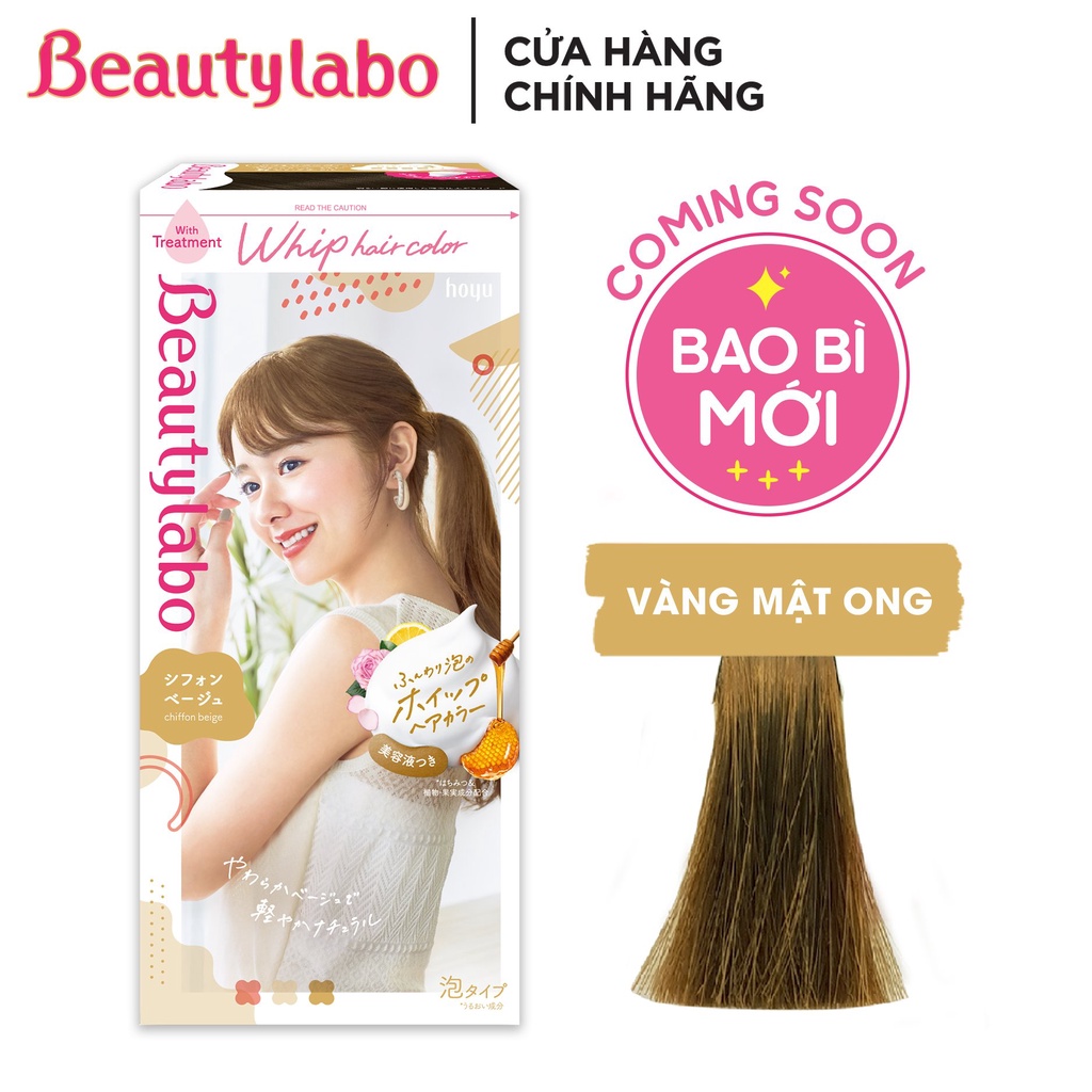 Combo 3 Thuốc nhuộm tóc tạo bọt Beautylabo 125ml/ chai – Whip Hair Color Nhật Bản