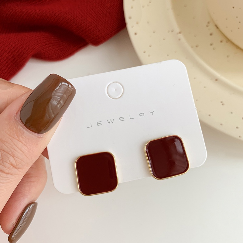 Bông tai mạ bạc 925 hình giọt nước sang trọng