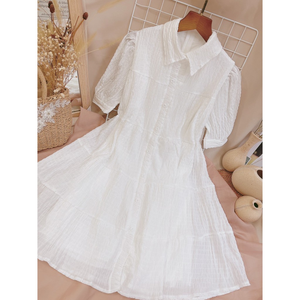 Đầm midi nữ, đầm xòe nữ đẹp, phong cách thời trang, trẻ trung, hàng chuẩn đẹp bán shop, phom dưới 54kg | BigBuy360 - bigbuy360.vn