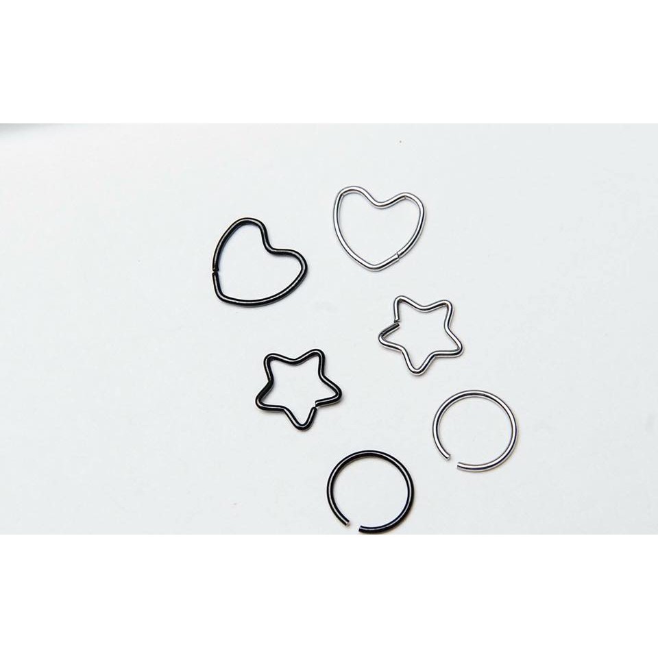 1 CHIẾC KHUYÊN MŨI/ĐEO SỤN HÌNH