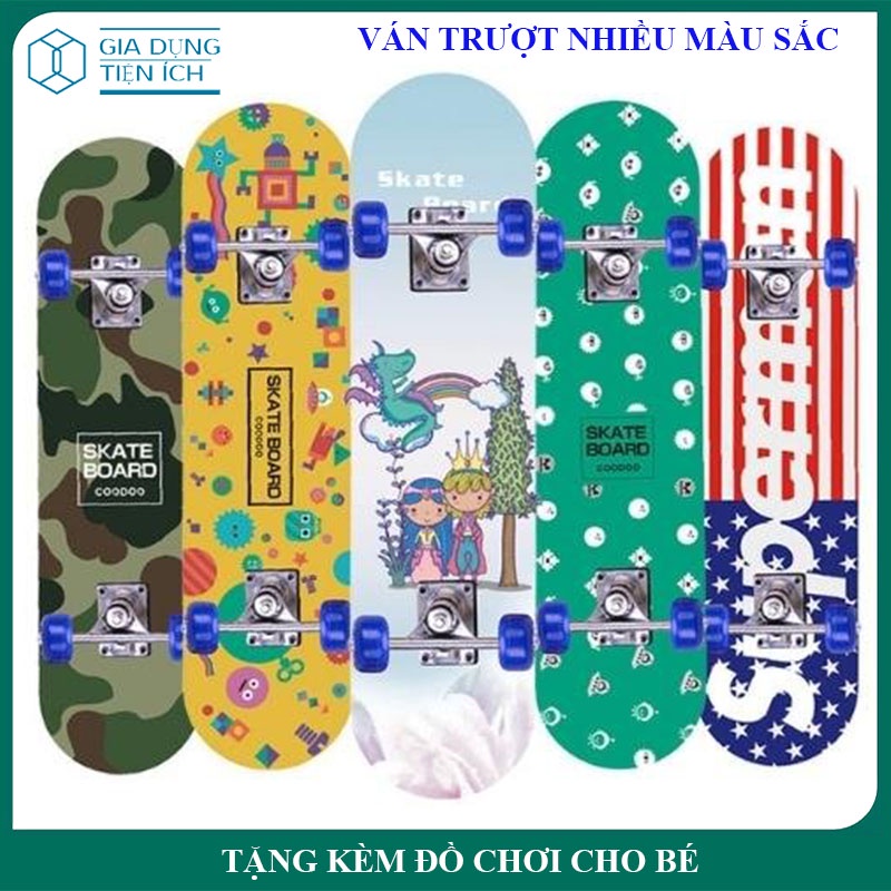 Ván Trượt Thể Thao, Phù Hợp Cho Nhiều Độ Tuổi, Cỡ to 80CM, Chịu Trọng Tải Lớn