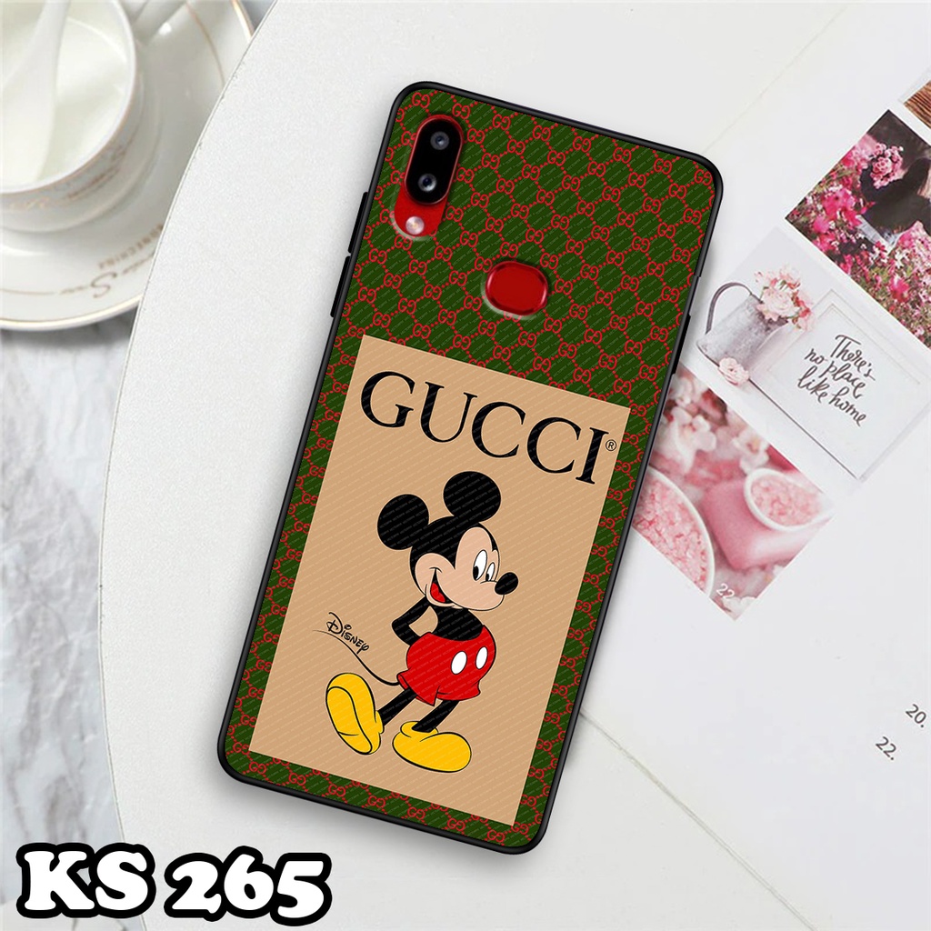Ốp lưng Samsung A10 - Samsung A10s - Ốp in hình ＧＵＣＣＩcực sang trọng - Lưng nhám viền TPU