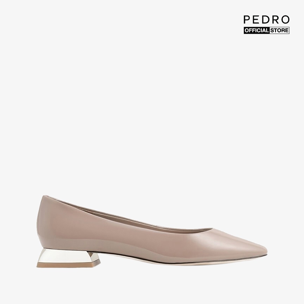 PEDRO - Giày đế bệt Mirror Effect Leather Ballerina PW1-66480024-14