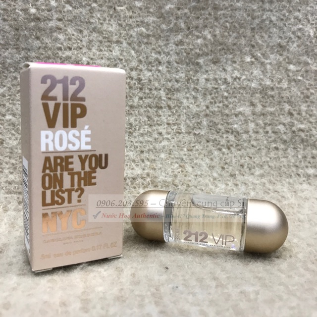 💥[MINI NỮ] CAROLINA 212 VIP ROSE 5ml