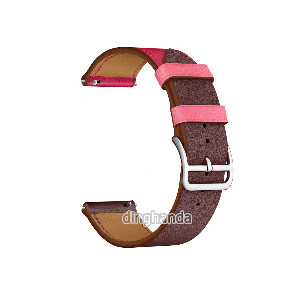 Dây đeo bằng da cho đồng hồ thông minh Samsung Galaxy Watch 42mm 46mm