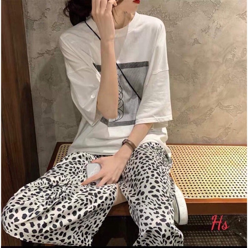 Bộ áo thun quần đốm HSU1