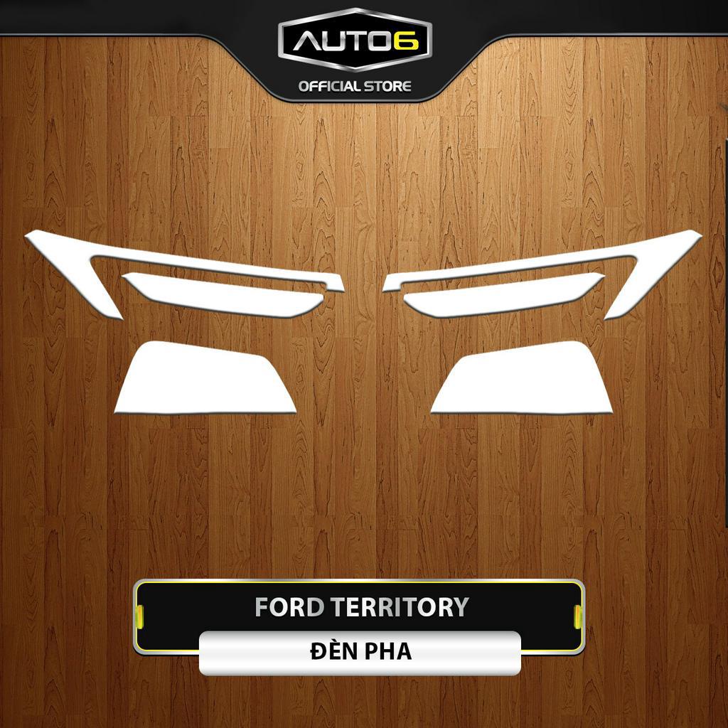 FORD TERRITORY 2022-2023 - Film PPF chống xước ĐÈN PHA ô tô - AUTO6 &lt; Cam kết chống xước và che mờ các vết xước cũ &gt;