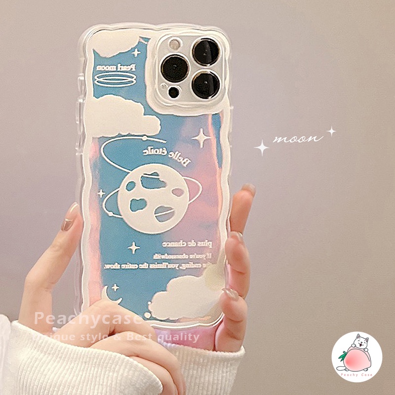 Ốp Điện Thoại TPU Mềm Chống Sốc Màu Laser Họa Tiết Thời Trang Cho iPhone 13 Mini 12 Pro Max 11 Xr Xs Max X 7 8 Plus 12Mini