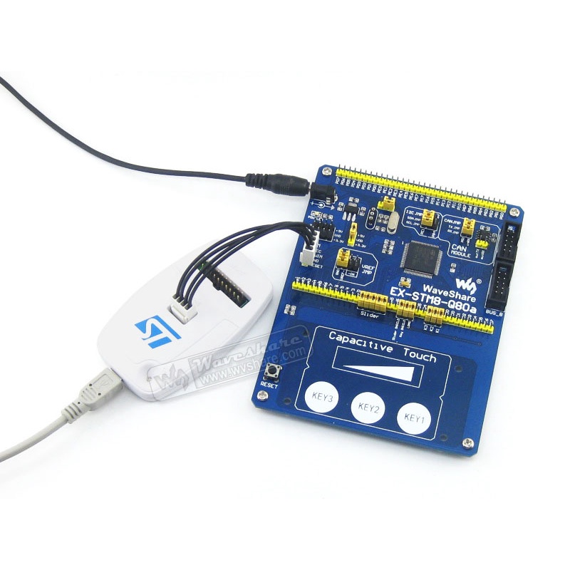 Mạch nạp ST-LINK V2 dùng cho chip STM8 STM32 chính hãng bh 6 tháng