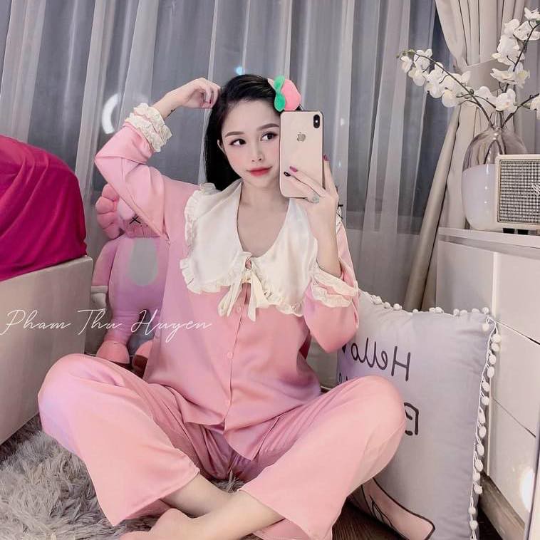 [Mã 11FASHIONSALE giảm 12% đơn 99K] Bộ Đồ Ngủ Pijama Nữ💖Bộ Lụa Tay Dài Tiểu Thư Cao Cấp [Ảnh Thật] [Siêu Đẹp] | BigBuy360 - bigbuy360.vn