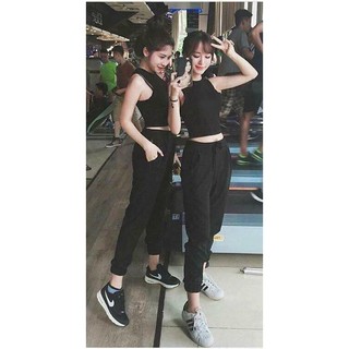 Quần Jogger nữ kaki co dãn 4 màu