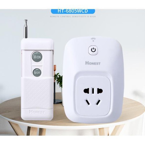 Ổ cắm điều khiển từ xa 1 km công suất lớn Honest HT-6805W