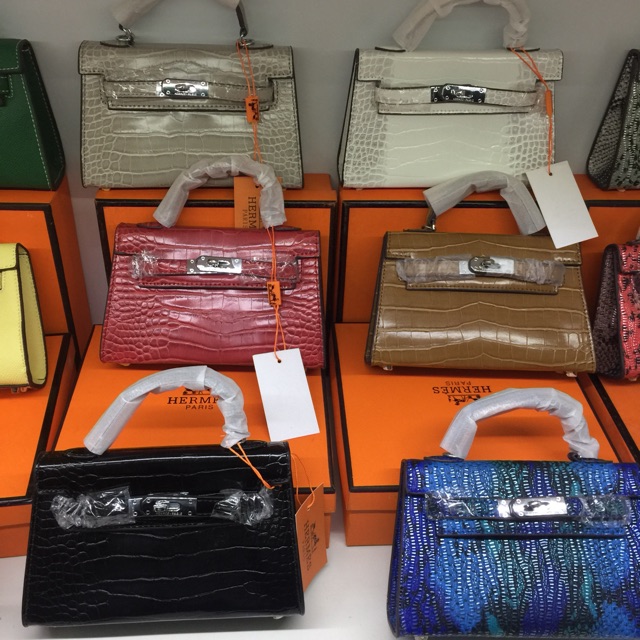 Túi Hm kelly da rắn Sz20 full box