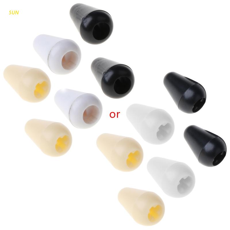 Set 6 Nắp Nhựa 4mm 3 Chiều Nút Công Tắc Cho Đàn Guitar