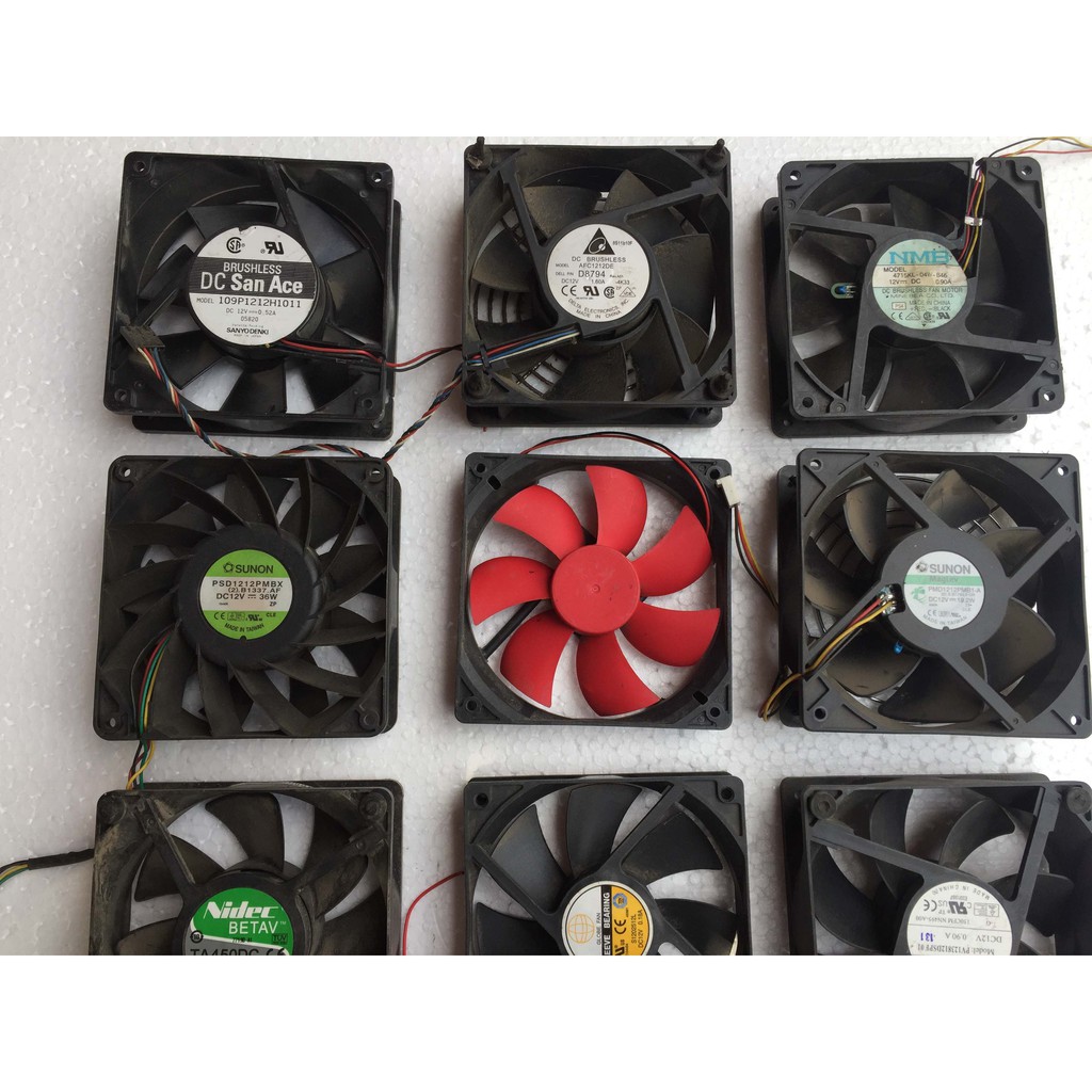 Quạt Fan 12V kích thước Fan 12 (12x12Cm)