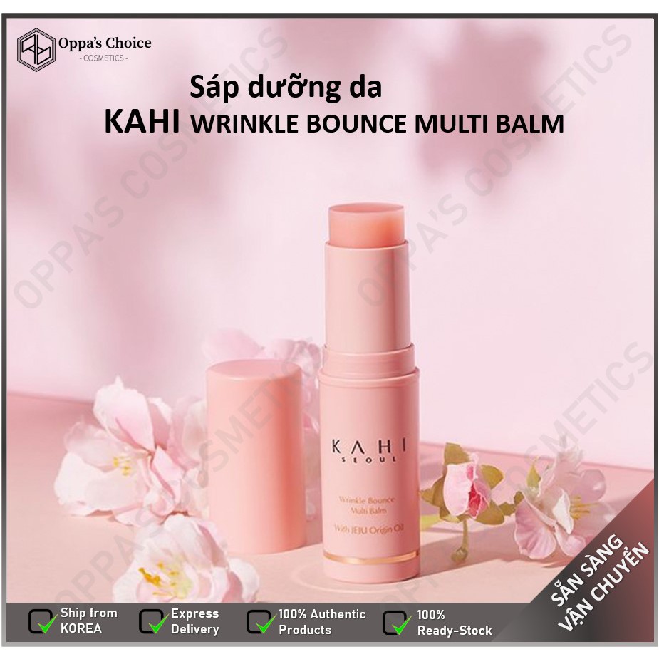 Sáp dưỡng da mặt và cổ KAHI WRINKLE BOUNCE MULTI BALM 9g
