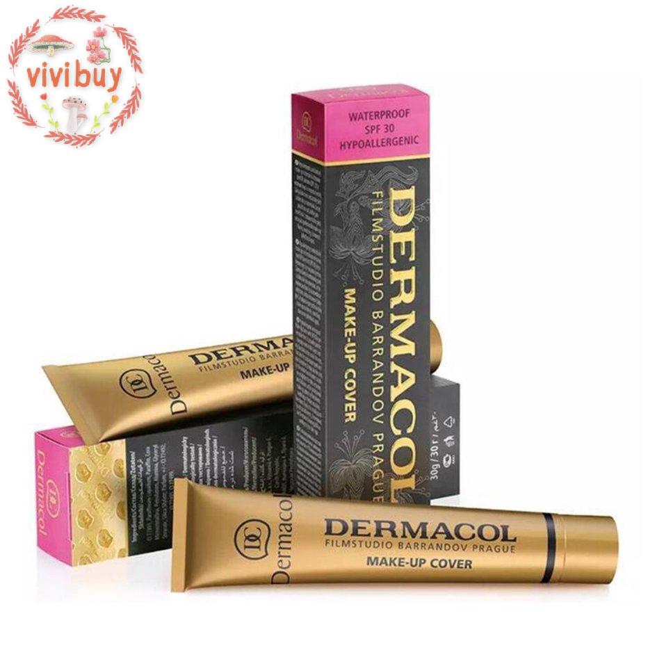 ✿vivi✿14 Colors Small Gold Tube Concealer Cover Acne Concealer Liquid Foundation