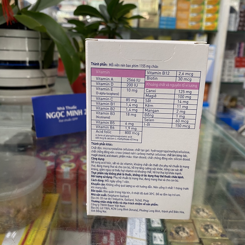 ✅  Elevit giảm nguy cơ thiếu hụt vitamin và khoáng chất, hỗ trợ thai kỳ khoẻ mạnh.