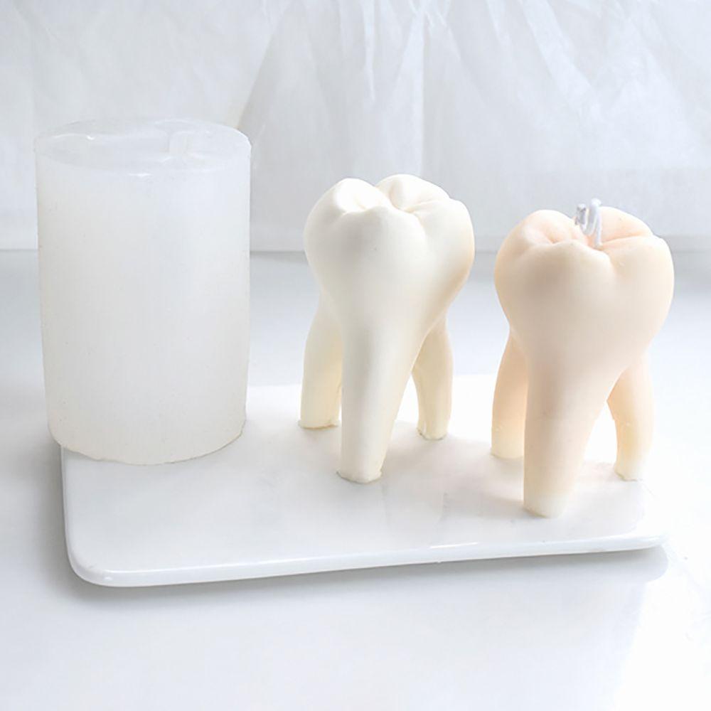 1 Khuôn Silicone Tạo Hình Chiếc Răng 3D DIY Trang Trí Nhà Cửa