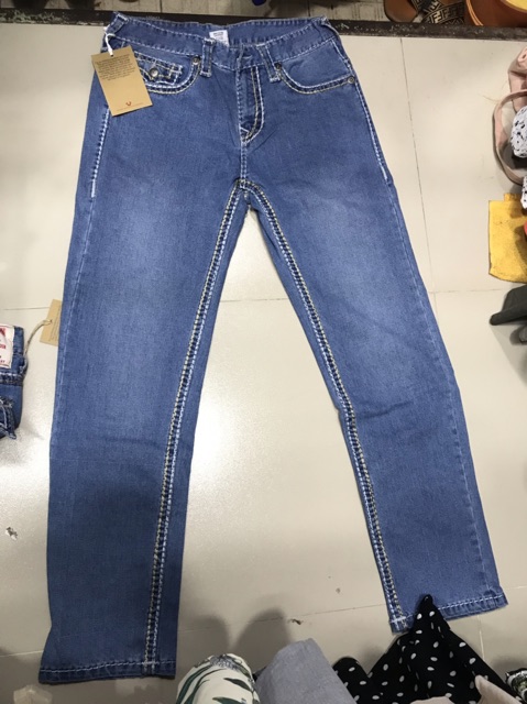 Quần jeans nam ông địa túi hộp mới