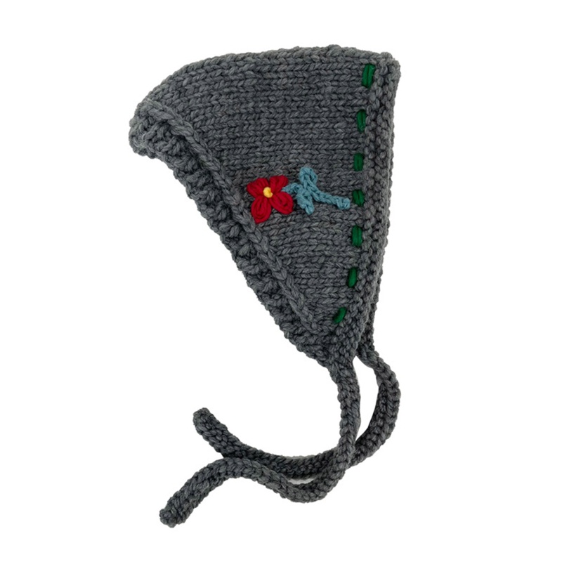 Khăn Turban Đan Len In Họa Tiết Dễ Thương Chống Gió Cho Nữ
