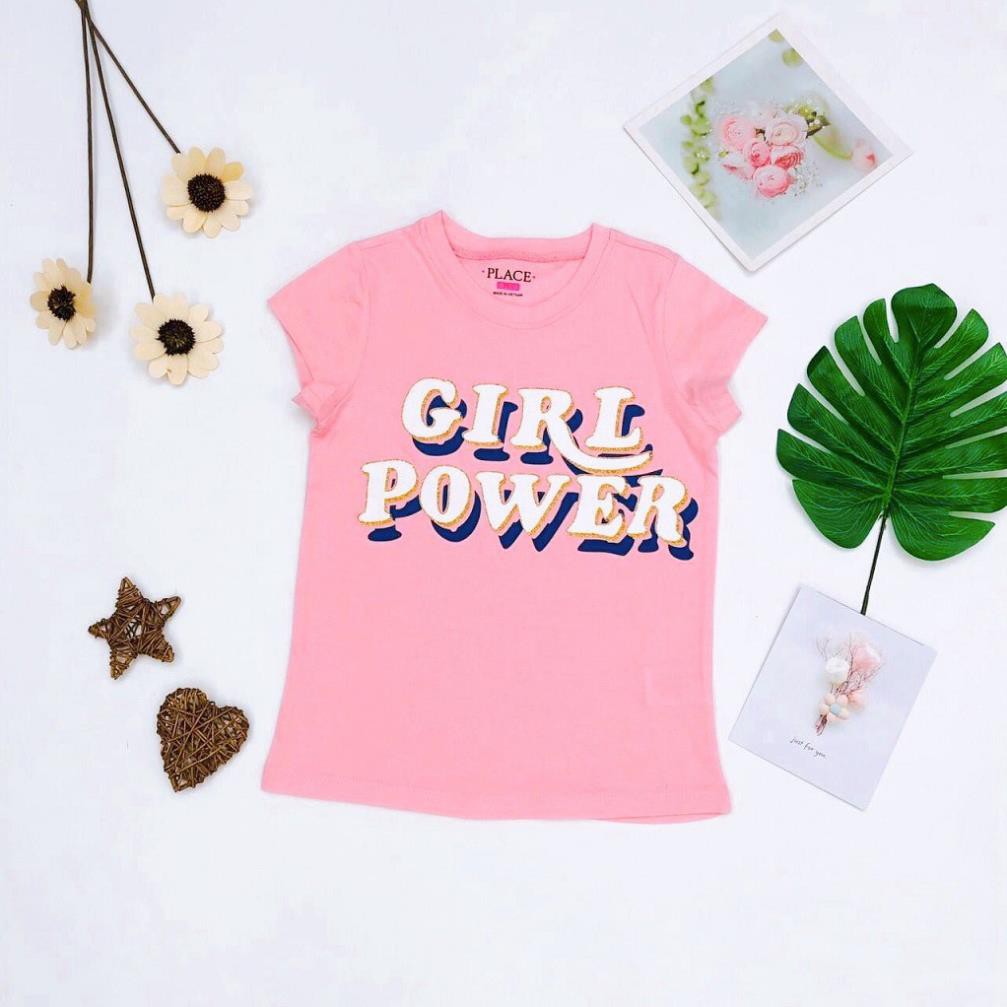 Áo thun cho bé gái, áo phông bé gái chất cotton mềm mát, size 4 - 14 tuổi - BONGKIDS