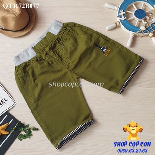 Quần lửng kaki bé trai (36-48kg)