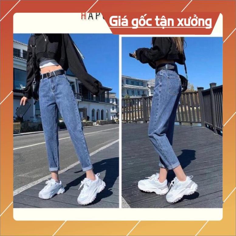 Quần bò baggy nữ quần jean baggy nữ quần jeans nữ lưng cao chất đẹp phong cách Hàn Quốc Hot Trend 2021 - HAPONO-J030 | BigBuy360 - bigbuy360.vn