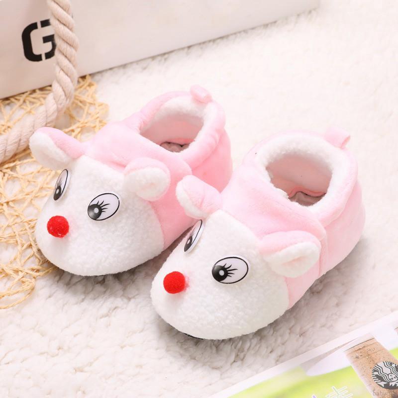 Giày vải mềm kiểu dáng hoạt hình đáng yêu cho bé