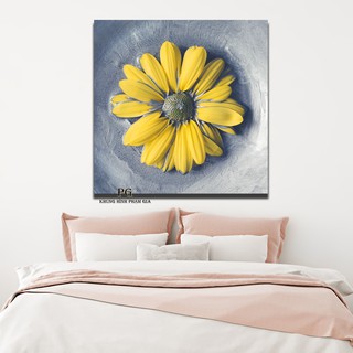 Tranh canvas hoa hương dương trang trí phòng ngủ khung hình phạm gia PG206
