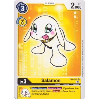 Thẻ bài digimon - tcg - salamon / ex1-025'