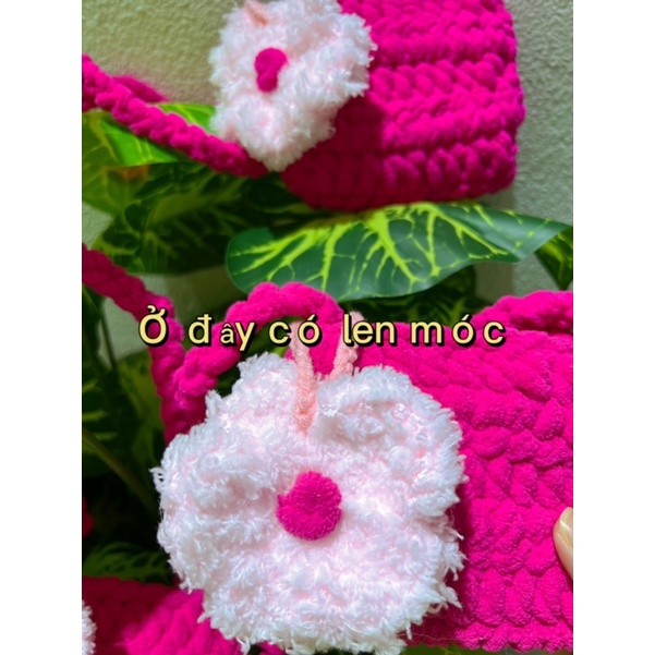 Túi Len Nhung  túi Len móc . làm theo yêu cầu