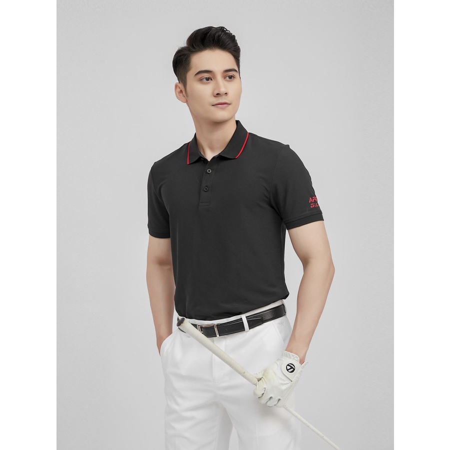 Áo polo nam Aristino GOLF FIT cao cấp  APSG07S1 chất liệu poly sợi rỗng siêu khô thoáng