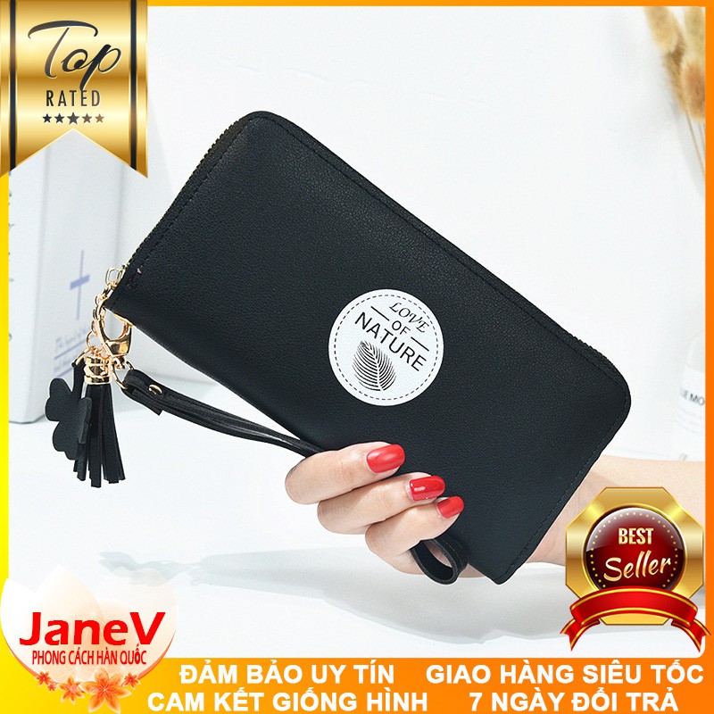 [8 MÀU] Ví Cầm Tay Nữ Dài Dễ Thương Nữ Tính Hàn Quốc TVNN219 | BigBuy360 - bigbuy360.vn