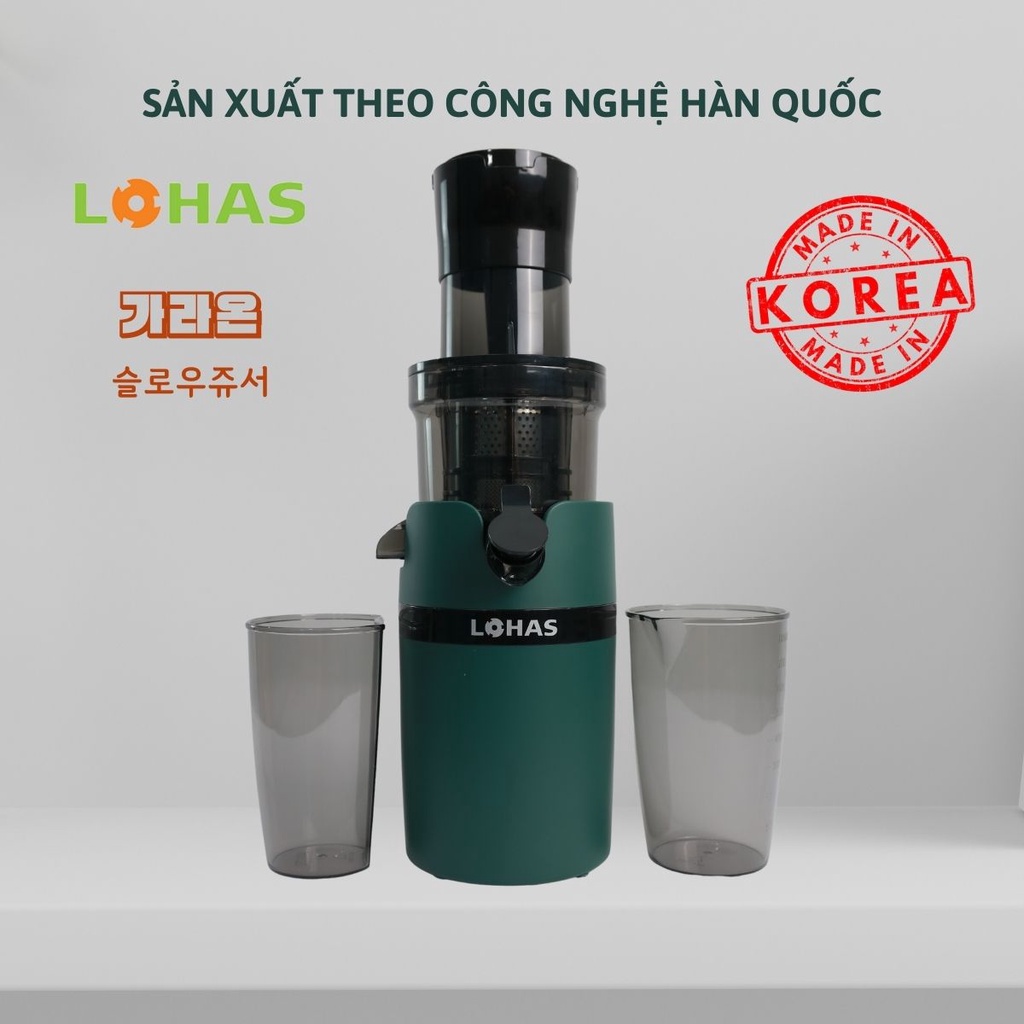 Máy Ép Chậm, Ép Trái Cây Cao Cấp Thương Hiệu LOHAS LS-229 Công Suất Lớn,Siêu Êm KÈM GIẤY BẢO HÀNH