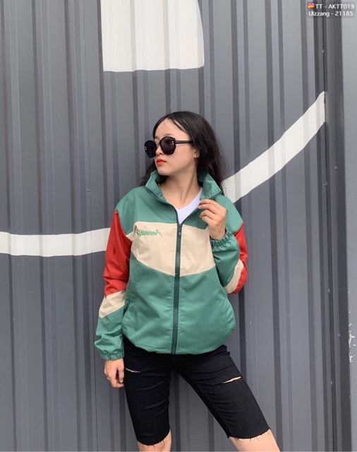 🎇𝐆𝐢𝐚́ 𝐒𝐢̉🎇 ABC Áo Khoác Kaki 2 Lớp Phối Màu Thêu Chữ Cực Đẹp #AKTT019 (Kèm Video, Hình Chụp Thật) | BigBuy360 - bigbuy360.vn