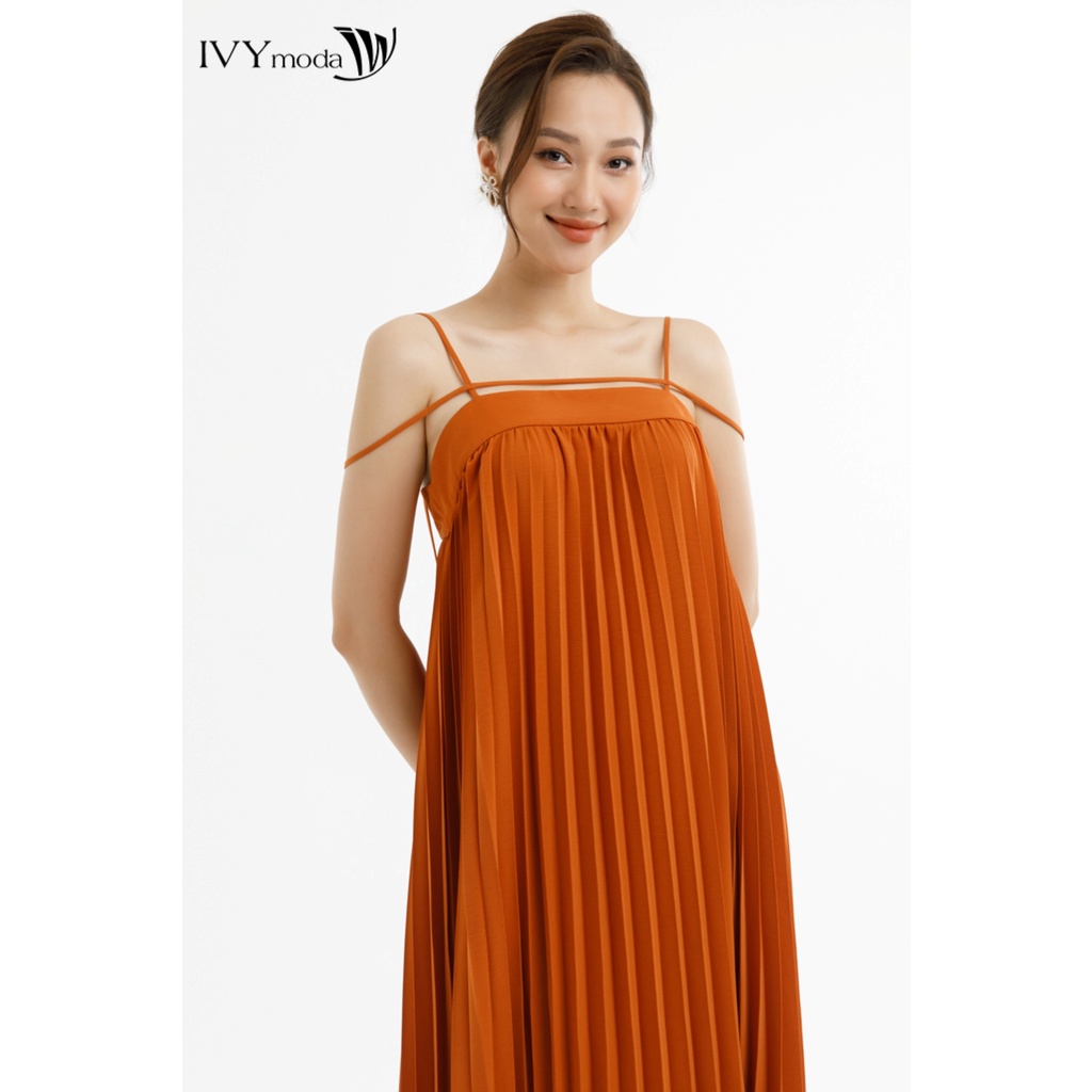 Đầm Maxi dập ly IVY moda MS 40B9345