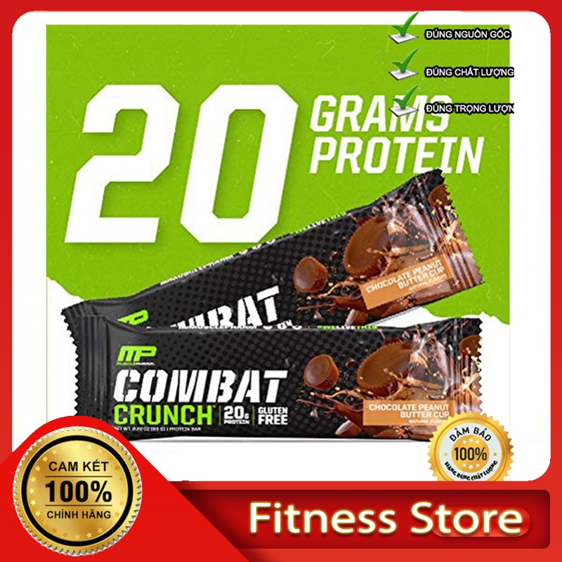 Thanh PROTEIN BAR MP Combat Crunch Lượng Protein Cao - Pure Protein Bar Dinh Dưỡng Thay Thế Bữa Ăn Trước Và Sau Buổi Tập