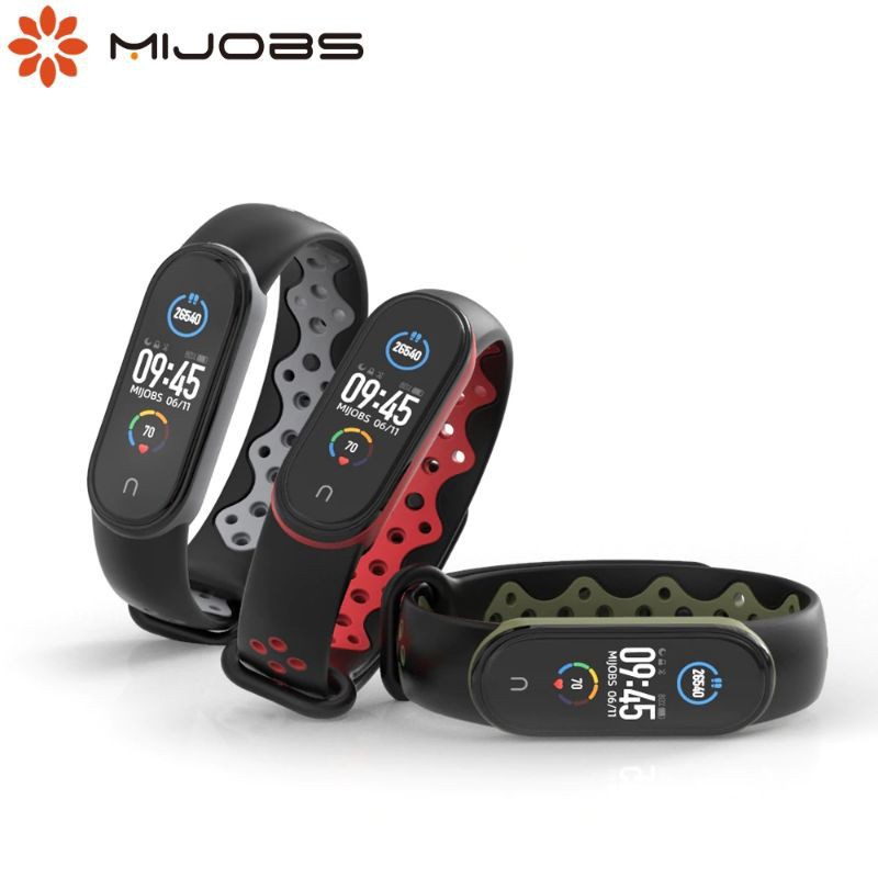 [Mi band 5/6] Dây thay thể thao Mijobs cho vòng tay thông minh Mi band 5/6