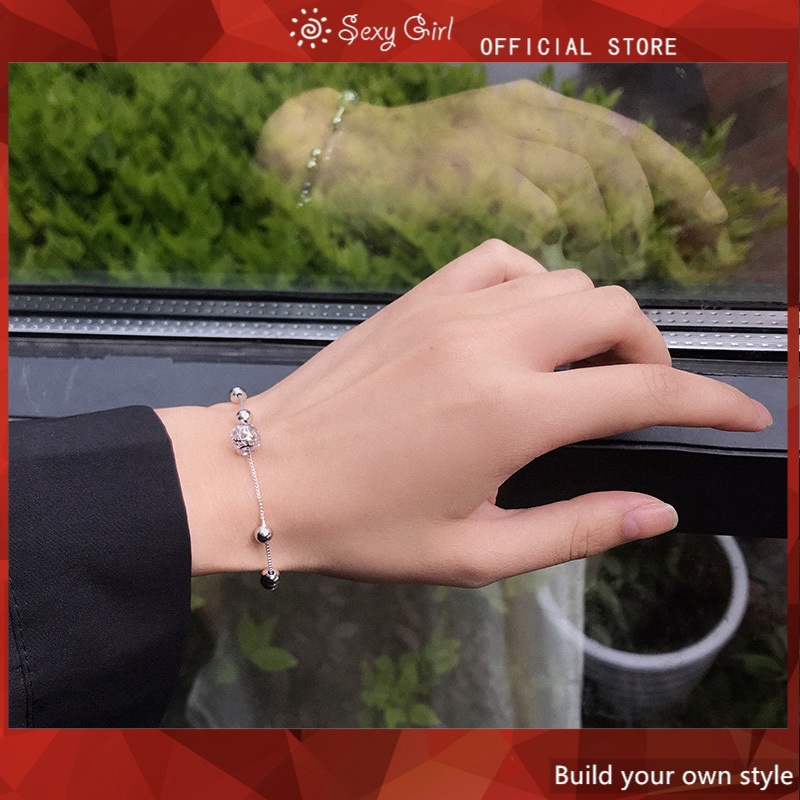 Lắc Chân Mạ Bạc 925 Phong Cách Hàn Quốc Thời Trang Cho Nữ